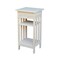 International Concepts Rectangle Mission Telephone Stand, 15.6 W, 14.2 L, 30.3 in H, Wood, Unfinished 3072 - alternate 8